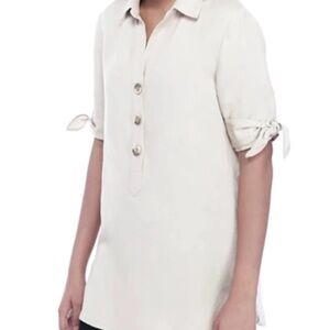Beautiful Philosophy white tunic, SIZE MEDIUM